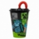 VASO CAÑA EASY 430 ML MINECRAFT
