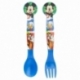 2 PCS PP CUTLERY (SPOON AND FORK) SET IN POLYBAG MICKEY HAS FUN