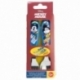 2 PCS ELLIPTICAL METALLIC CUTLERY (SPOON AND FORK) SET MICKEY TRUE CHAMPIONS
