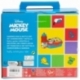 SET VUELTA AL COLE (SANDWICHERA RECTANGULAR Y BOTELLA SPORT EASY HOLD 380 ML) EN CAJA  REGALO MICKEY HAS FUN