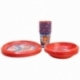 SET PARTY 20 PCS (PLATE, BOWL AND TUMBLER) SPIDERMAN