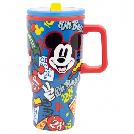 STOR TAZA COOL EASY DE DOBLE PARED CON SIPPER 640 ML MICKEY TRUE CHAMPIONS