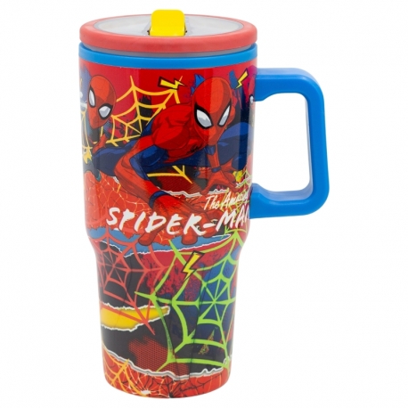 STOR TAZA COOL EASY DE DOBLE PARED CON SIPPER 640 ML SPIDERMAN MOVING TARGET