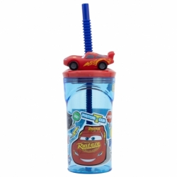 VASO FIGURITA 3D 360 ML CARS STICKERS