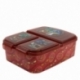 MULTI COMPARTMENT SANDWICH BOX HARRY POTTER SCHOOL SHIELDS
