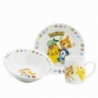 3 PCS CERAMIC SNACK SET (PLATE, BOWL, MUG) IN GIFT BOX POKEMON HAPPY FUN
