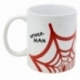 TAZA CERAMICA 325 ML EN CAJA DE REGALO SPIDERMAN URBAN WEB