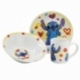 3 PCS CERAMIC SNACK SET (PLATE, BOWL, MUG) IN GIFT BOX STITCH ALOHA
