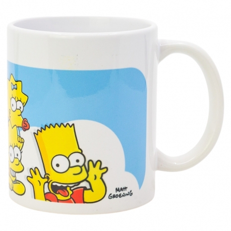 STOR TAZA CERAMICA SUBLIM (11 OZ / 325 ML) THE SIMPSONS FAMILY CLOUDS