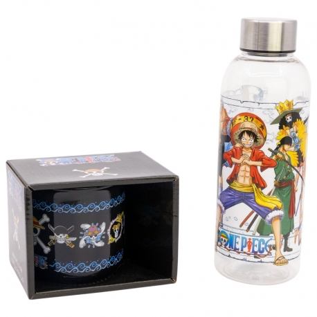 SET 2 PCS (HYDRO BOTTLE AND 400 ML CERAMIC MUG) ONE PIECE ANIME