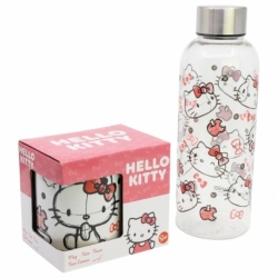 SET 2 PCS (BOTELLA HIDRO Y TAZA CERAMICA 325 ML) HELLO KITTY