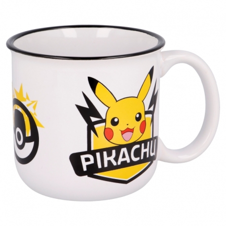 CERAMIC BREAKFAST MUG 14 OZ IN GIFT BOX POKEMON PIKACHU