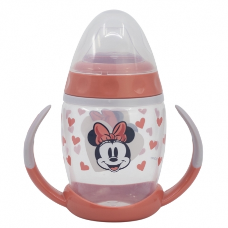TODDLER SILICONE FANCY TRAINING MUG 270 ML MINNIE MOUSE HEART FULL