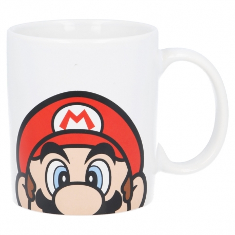 TAZA CERAMICA 325 ML EN CAJA REGALO SUPER MARIO