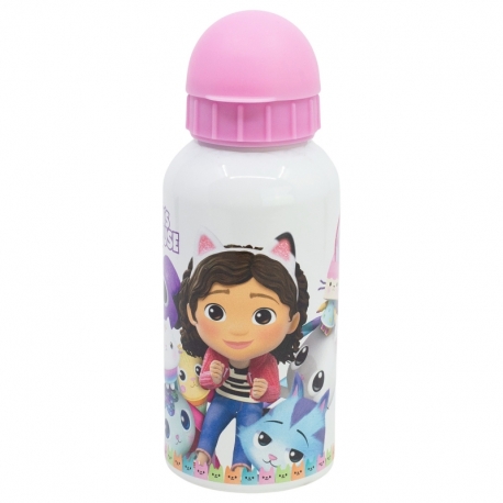 ALUMINIUM SB BOTTLE 400 ML GABBY DOLLHOUSE PARTY AGAIN