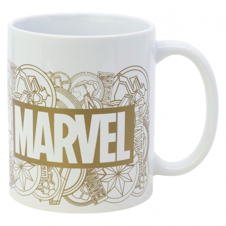 STOR TAZA CERAMICA 325 ML EN CAJA REGALO MARVEL GOLDEN TREASURE YOUNG ADULT