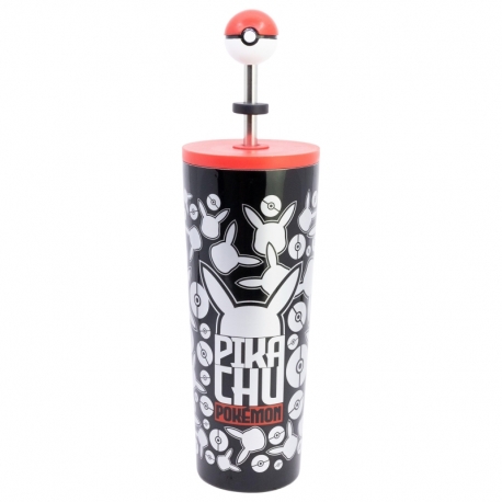 STOR VASO TERMO ACERO INOXIDABLE CON CAÑA 3D 770 ML POKEMON METAL MELTDOWN YOUNG ADULT