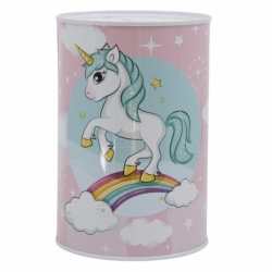 METALLIC MONEY BANK UNICORN
