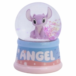 GLASS SNOW GLOBE ANGEL EN ESTUCHE