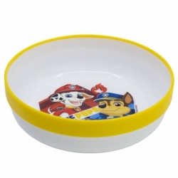 NON SLIP BICOLOR PREMIUM BOWL PAW PATROL BOY RESCUE PUPS
