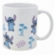 CERAMIC MUG 11 OZ IN GIFT BOX STITCH LEAVES PATTERN CNPL
