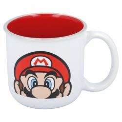 TAZA CERAMICA DESAYUNO 400 ML EN CAJA REGALO  SUPER MARIO