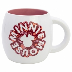 CERAMIC GLOBE MUG 13 OZ IN GIFT BOX MINNIE MOUSE CHERRYLICIOUS