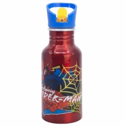 NEVADA ALUMINIUM SIPPER BOTTLE 545 ML SPIDERMAN MOVING TARGET