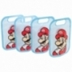 4 ZIPPER BAGS SET SUPER MARIO