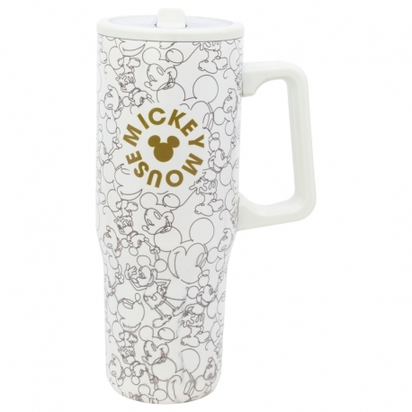 DW INSULATED STAINLESS STEEL XL COOL SIPPER MUG 920 ML MICKEY MOUSE SIGNATURE