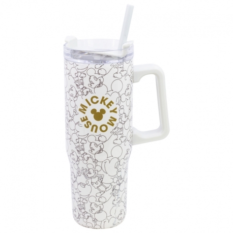 DW INSULATED STAINLESS STEEL XL COOL MUG 920 ML MICKEY MOUSE SIGNATURE