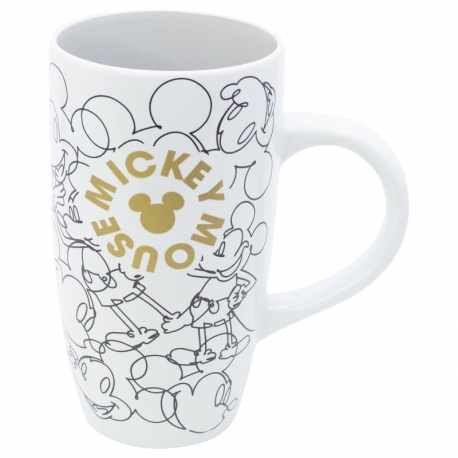 LATTE CERAMIC MUG 23 OZ IN GIFT BOX MICKEY MOUSE SIGNATURE