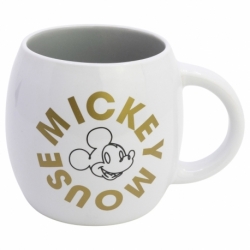 CERAMIC GLOBE MUG 13 OZ IN GIFT BOX MICKEY MOUSE SIGNATURE