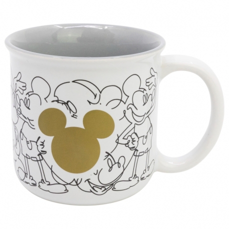CERAMIC BREAKFAST MUG 14 OZ IN GIFT BOX MICKEY MOUSE SIGNATURE