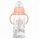 BABY 12 OZ WIDENECK BOTTLE SILICONE TEAT 3 POSITIONS WITH HANDLES  MINNIE INDIGO DREAMS