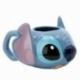 TAZA CERAMICA 3D 375 ML EN CAJA REGALO STITCH