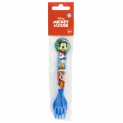 2 PCS PP CUTLERY (SPOON AND FORK) SET IN POLYBAG MICKEY HAS FUN