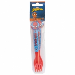 2 PCS PP CUTLERY (SPOON AND FORK) SET IN POLYBAG SPIDERMAN MOB RULES
