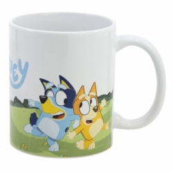 TAZA CERAMICA 325 ML EN CAJA DE DE REGALO BLUEY WALK