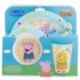 SET MICRO 5 PCS (PLATO, CUENCO, VASO Y CUBIERTOS) EN CAJA PEPPA CORE 2022
