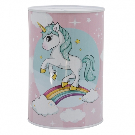 HUCHA METALICA UNICORN