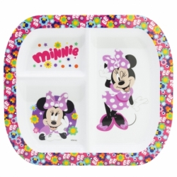 PLATO DIVIDIDO RECTANGULAR ST MINNIE BOLD FLORALS