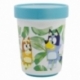VASO ANTIDESLIZANTE PREMIUM BICOLOR 260 ML BLUEY