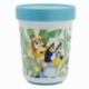VASO ANTIDESLIZANTE PREMIUM BICOLOR 260 ML BLUEY