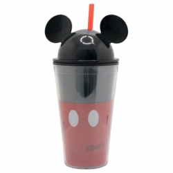 STOR VASO CON CAÑA Y TAPA 3D 535 ML MICKEY MOUSE