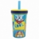 VASO PP ANTIVUELCO CON PAJITA DE SILICONA 370 ML PAW PATROL BOY HI THERE