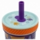 VASO PP ANTIVUELCO CON PAJITA DE SILICONA 370 ML STITCH ALOHA
