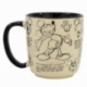 TAZA CERAMICA ELITE 380 ML EN CAJA REGALO MICKEY MOUSE VINTAGE