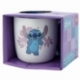 TAZA CERAMICA ELITE 380 ML EN CAJA REGALO STITCH
