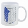 TAZA CERAMICA SB 325 ML EN CAJA ATTACK ON TITAN